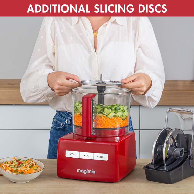 Magimix 5200XL Premium Food Processor Red