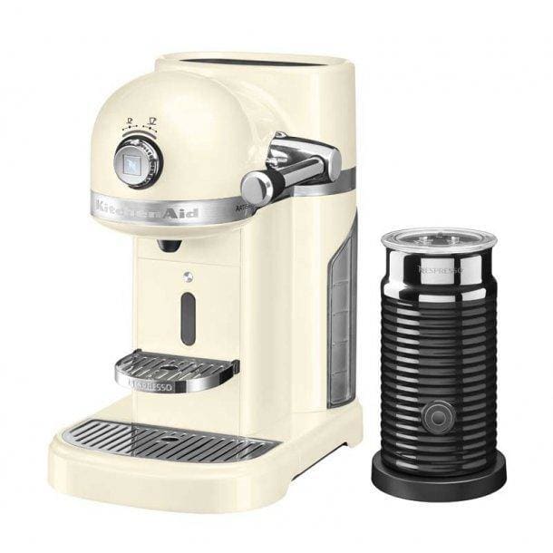 KitchenAid Artisan Nespresso with Aeroccino Almond Cream