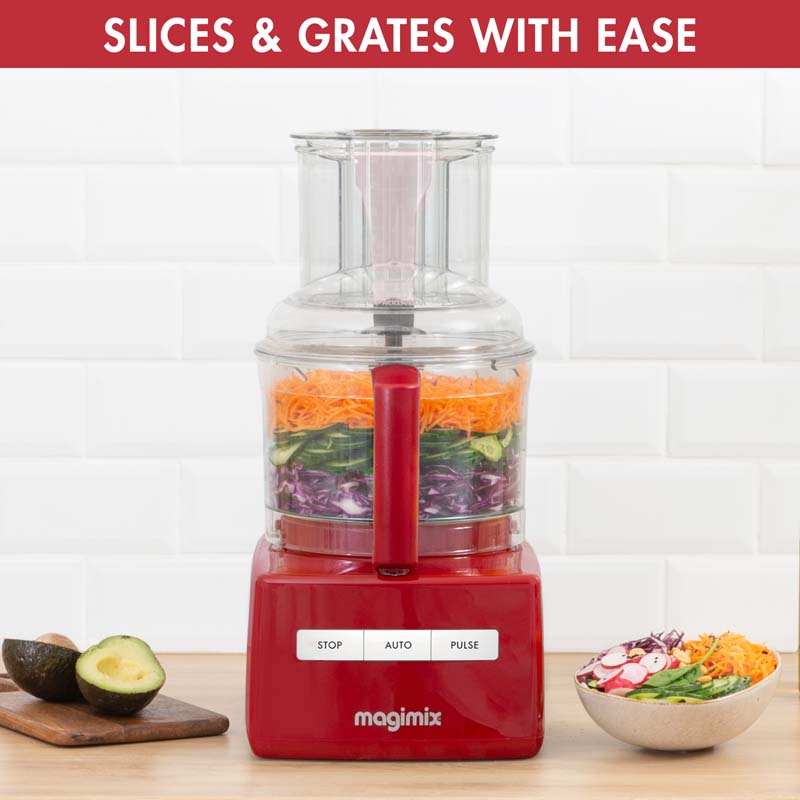 Magimix 5200XL Premium Food Processor Red